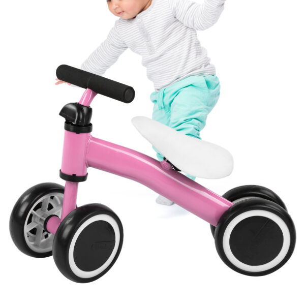 Baby Infant Balance Scooter Walker Baby Toddler Learn To Walk No Foot Pedal Riding ToysPink - Image 2