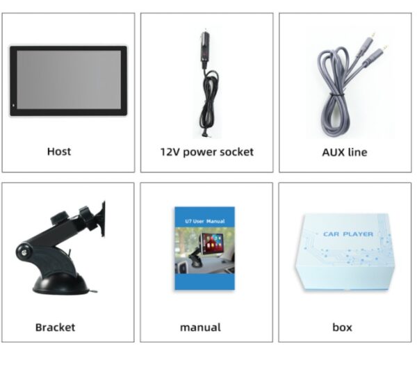 Portable 7-inch Car Radio Wireless - Image 2