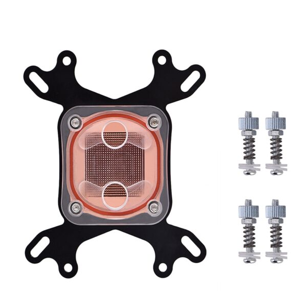 Computer PC CPU Water Cooling Block Waterblock Liquid Cooler 50mm Copper Base for Intel / AMD - Image 5