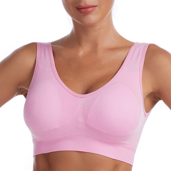 Women's Running Shockproof Gathering Sports Bra - Image 6