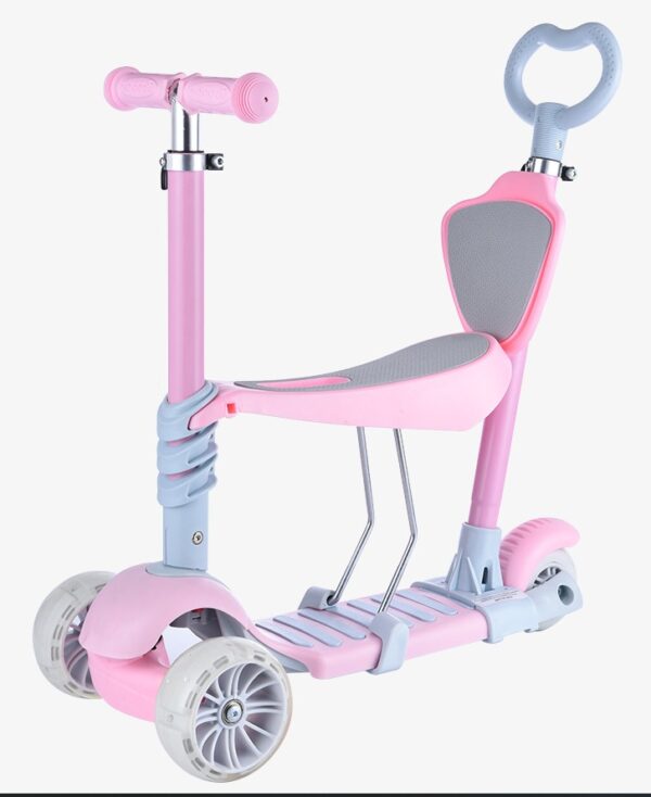 Children Can Sit And Paddle A Five-in-one Pedal Scooter - Image 3