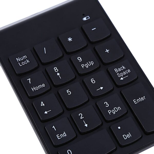 2.4G Wireless Ultra Slim Numeric Keypad 18 Keys With Mini USB Receiver Auto Sleep Mode New Pro - Image 10