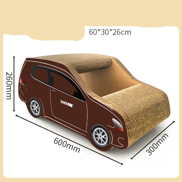 Cat Scratching Scooter SUV Car Shaped Scratching Board - Image 3