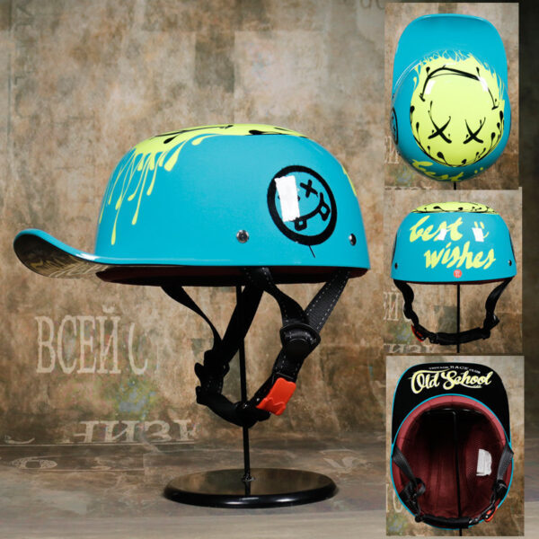 Motor Car Half Helmet Scooter Scoop Helmet  Helmet - Image 2