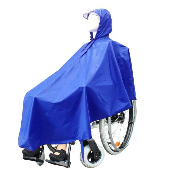 Wheelchair Raincoat Waterproof Reflective Thickened Elderly Scooter Cloak - Image 5