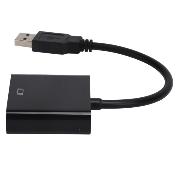 USB3.0 to VGA Converter 5Gbps HD 1080P Adapter Cable 15Pin Female External Video CardBlack - Image 4