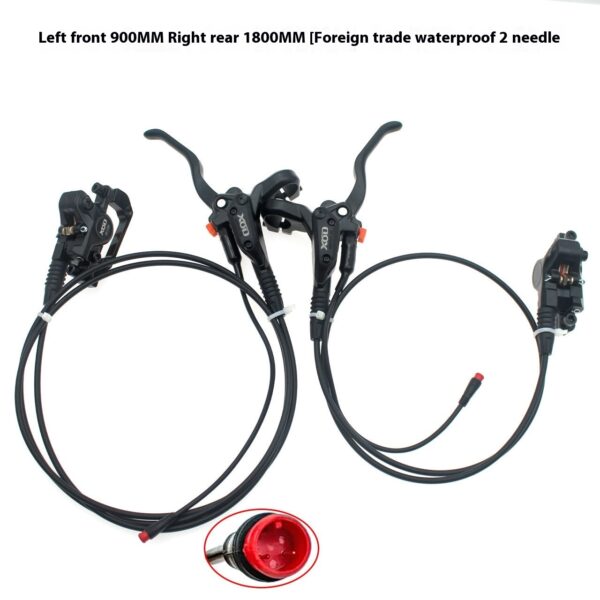 Electric Power Car Scooter Hydraulic Disc Brakes Folding Lithium Bicycle Double Piston Brake - Image 7