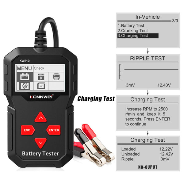 Car battery capacity battery detector tester - Image 3