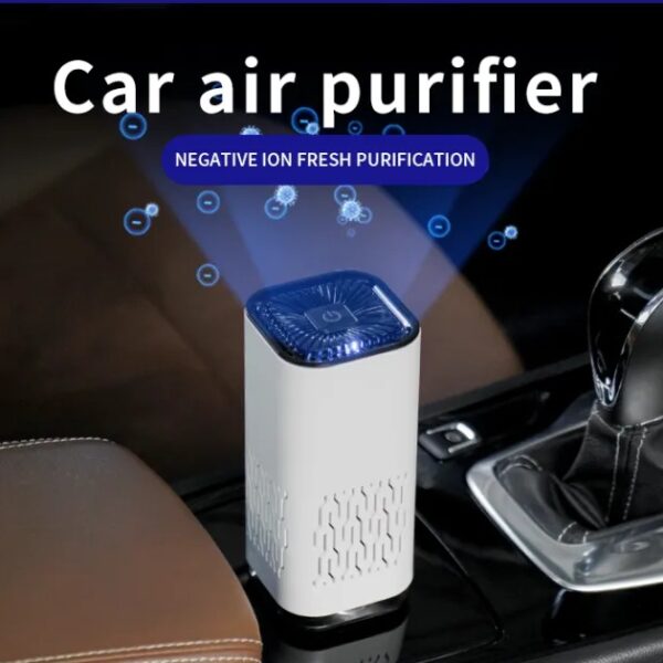 Car Air Purifier Portable Negative Ion Generator Remove Formaldehyde Dust Smoke Air Freshen Washer For Home Car - Image 6