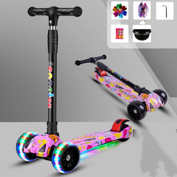 Children's Scooter Three-in-one  Wheel - Image 4