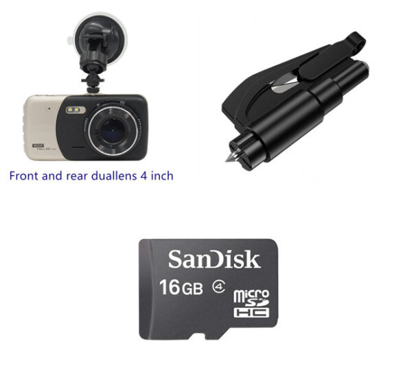 4-Inch L55 Dual Lens Dash Cam Car Hd Night Vision 1080P Jerry 5601 Reversing Image Ips - Image 6