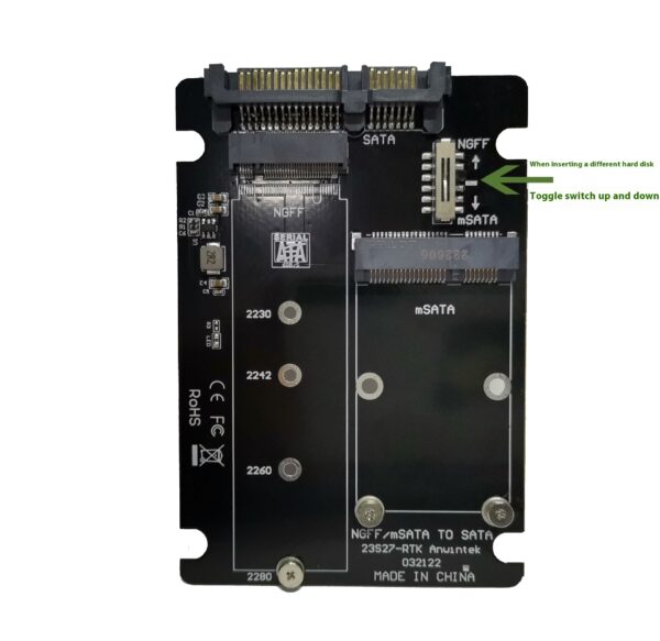 MSATAm2 N Solid State Hard Disk SSD Adapter Card - Image 8