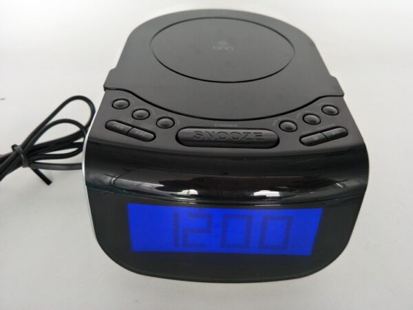 LCD Digital Alarm Dual Speakers  Radio CD Music Player - Image 5