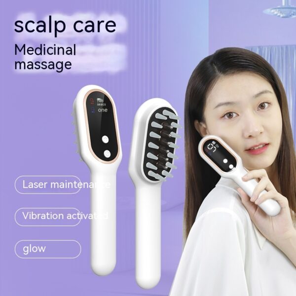 Scalp Medicine Feeder Care Massage Blue Light Red Light Hair Growth Tonic Import Comb