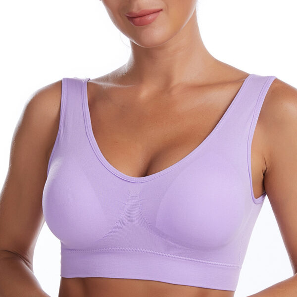 Women's Running Shockproof Gathering Sports Bra - Image 2