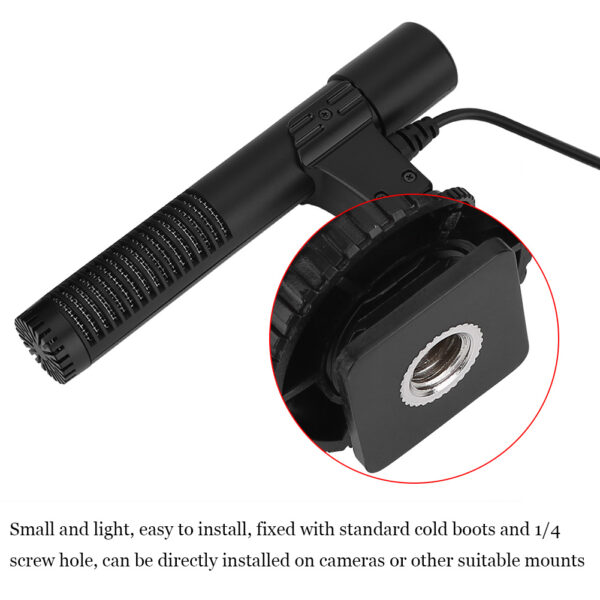 Mini Professional Stereo Microphone for Video Recording Universal for Digital Video Camera - Image 9