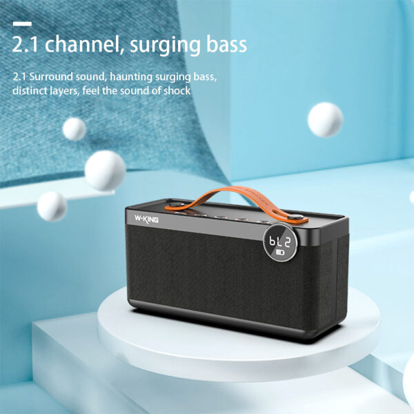 Bluetooth Speaker Wireless Connection  Portable And Compact With Microphone Recording Function For Calls - Image 3