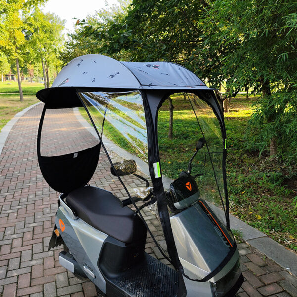 Canopy Battery Car Four Seasons Universal Motorcycle Sun Protection Sunshade - Image 8
