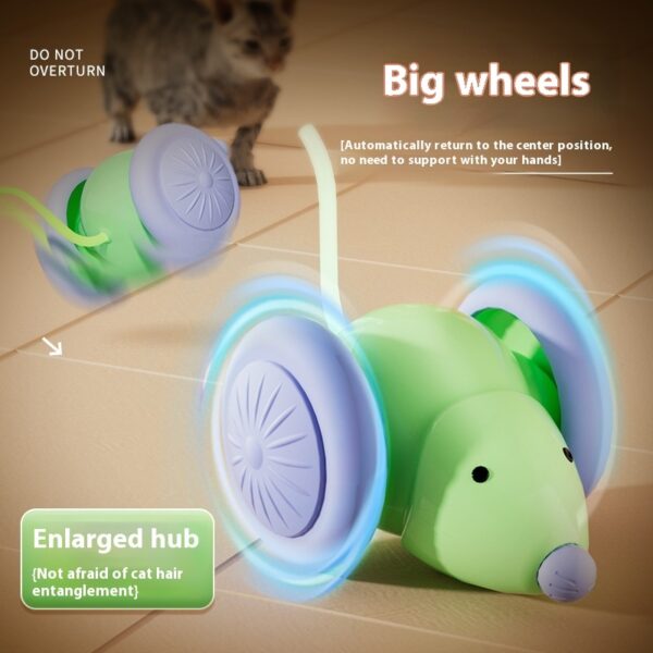 Pet Toys Interactive Cat Toy Electric Mouse Car - Automatic Teaser With Intelligent Obstacle Avoidance Pet Products - Image 7