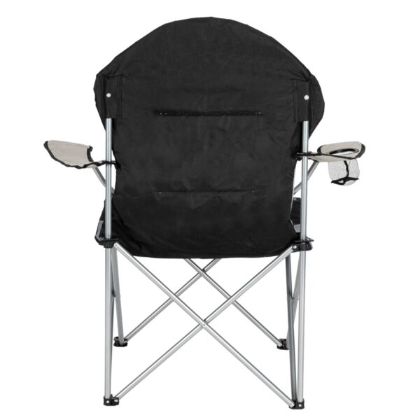 Camping Chair, Grey Iron Frame, Off-white - Image 10