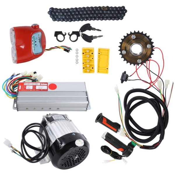 48V 800W DC Brushless Motor Kit Electric Bike Tricycle Scooter DIY Motor Conversion Kit - Image 9