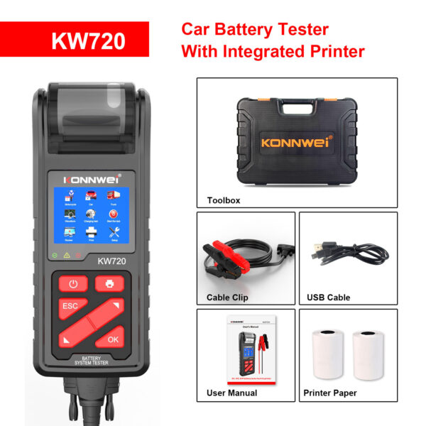Car Battery Battery Inspection Printing Inner Resistance Instruments - Image 3