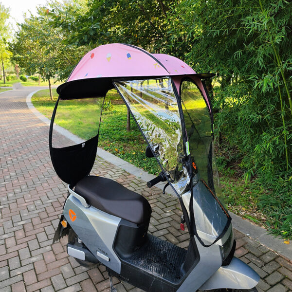 Canopy Battery Car Four Seasons Universal Motorcycle Sun Protection Sunshade - Image 6