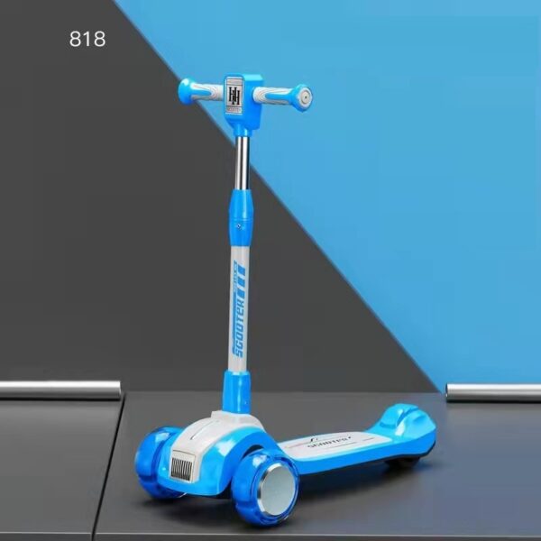Folding Children's Scooter With Music And Light - Image 8