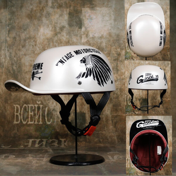 Motor Car Half Helmet Scooter Scoop Helmet  Helmet - Image 7