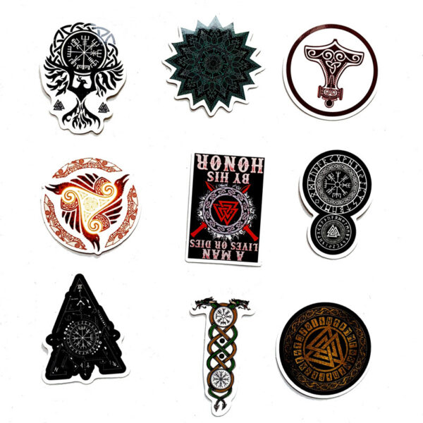 Ancient Rune Series Luggage Stickers Foreign Trade Graffiti Car - Image 4