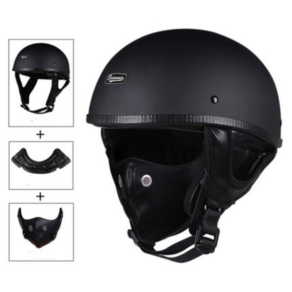 Personalized Retro Pedal Battery Motorcycle Helmet - Image 2