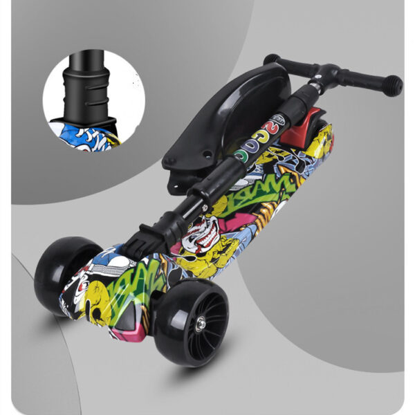 Children's Scooter Three-in-one  Wheel - Image 5