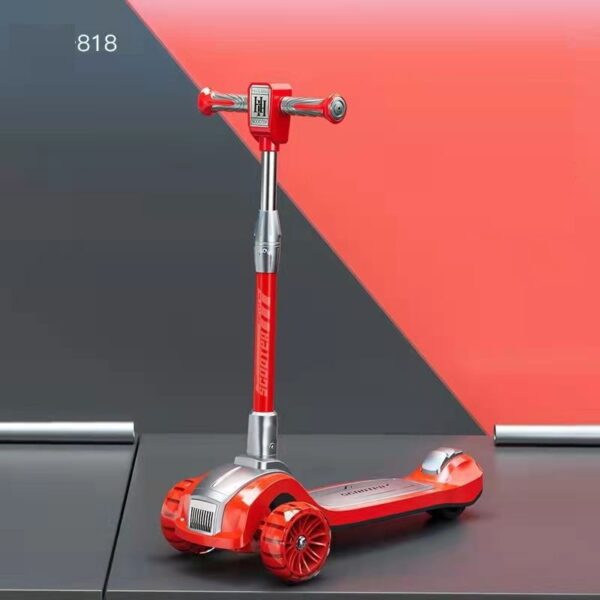 Folding Children's Scooter With Music And Light - Image 6