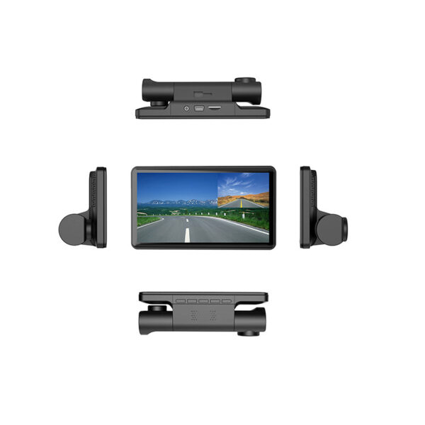 Three Lens Dashcam 4 Inches Front And Rear - Image 5