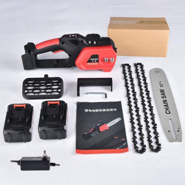 Electric Saw Household Hand-held Lithium Battery Chain Saw - Image 5