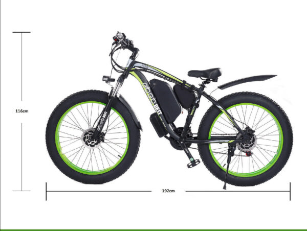 GOGOBEST GF700 Electric Bicycle E-bike Dual-motor 26 Wheel - Image 4