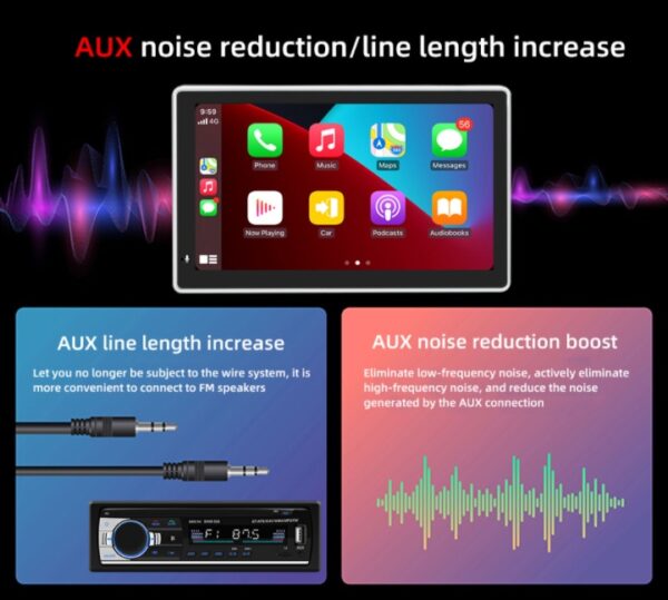 Portable 7-inch Car Radio Wireless - Image 3