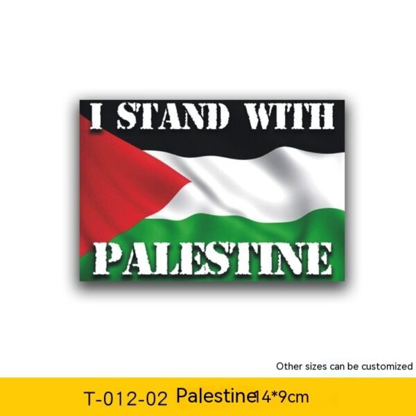 Car Palestinian Flag Decal Sticker - Image 3