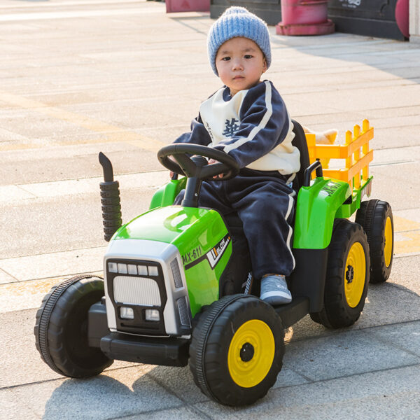 Children's Tractor Electric Car Four-wheel Car Toy - Image 9