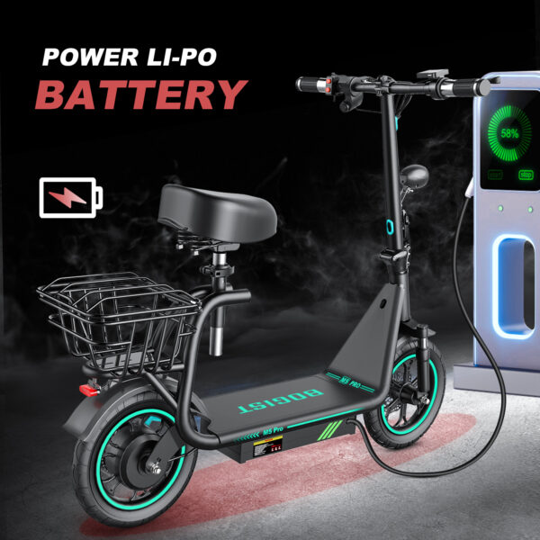 Electric Scooter Motor Power 500W Battery Capacity 48V 15Ah Maximum Speed 35-45 Km-h Road Endurance 35-40 Km Tire Size 12 Inches - Image 7