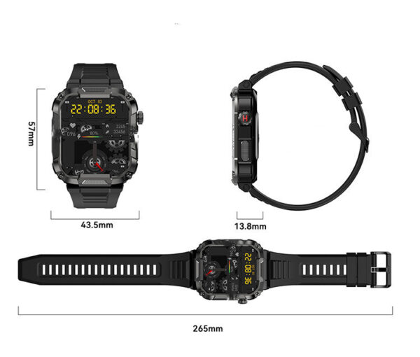 MK66 Smart Watch Bluetooth Call 400MAH Large Battery - Image 4