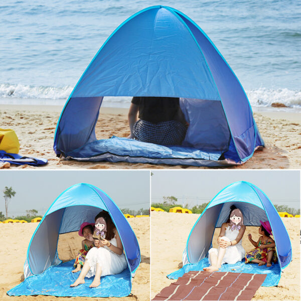 Automatic Quick Tent No Camping Beach Sun Shading Tent Outdoor Camping Tent Factory Direct Sales - Image 2