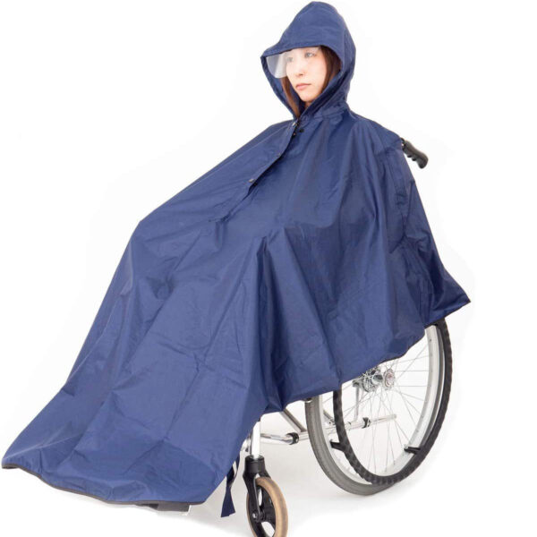 Wheelchair Raincoat Waterproof Reflective Thickened Elderly Scooter Cloak