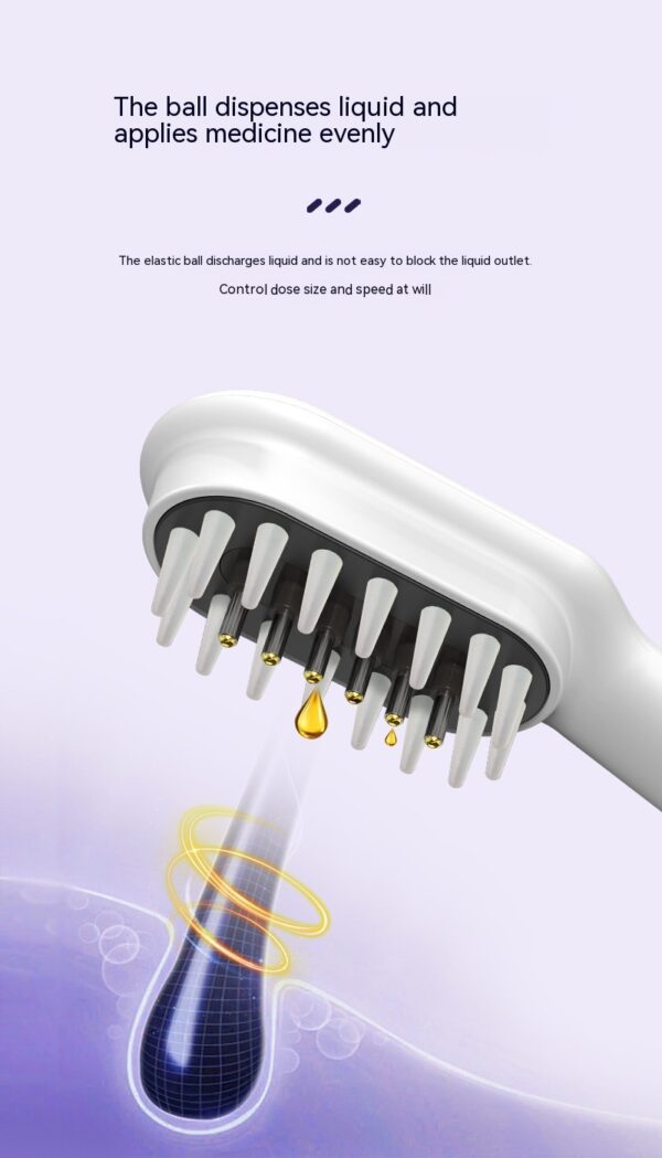 Scalp Medicine Feeder Care Massage Blue Light Red Light Hair Growth Tonic Import Comb - Image 7