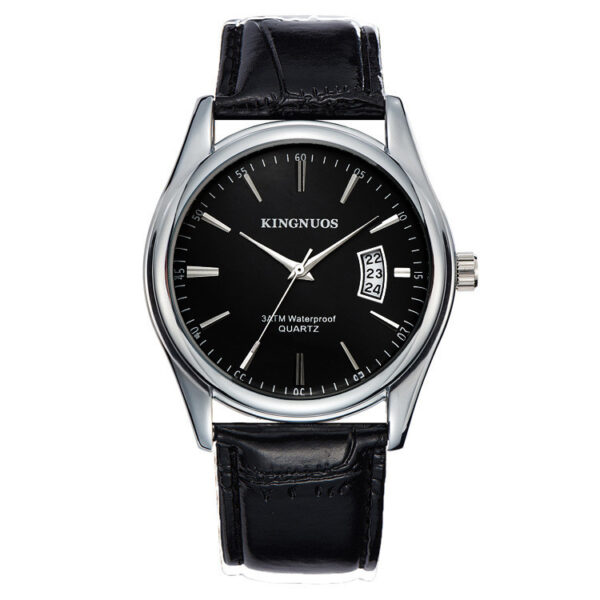 New Men's Single Calendar Waterproof Steel Band Watch - Image 5