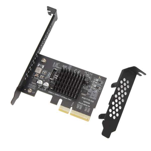 USB 3.2 Gen 2 Expansion Card Type C 20Gbps ASM3242 Main Control PCIe to USB 3.2 Expansion Card for Desktop Chassis - Image 10