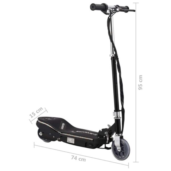 vidaXL Electric Scooter with LED 120 W Black