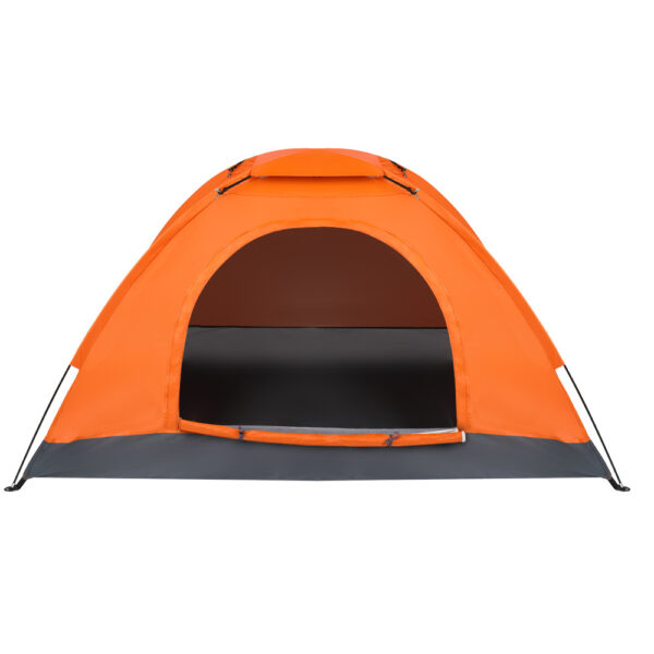 Single-person Single-layer Orange Tent - Image 5