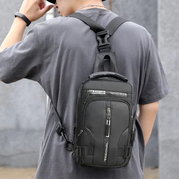 Crossbody Bags Men Multifunctional Backpack Shoulder Chest Bags - Image 9