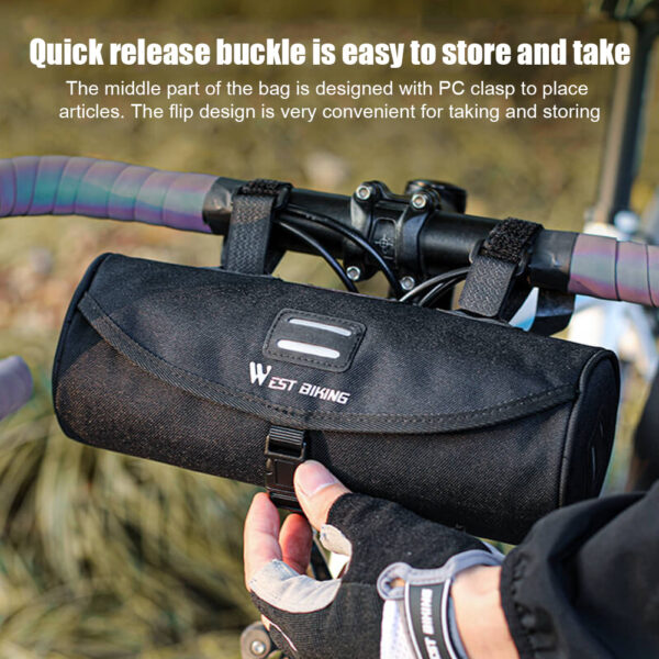 Multifunctional Bike Bag Scooter Electric Folding Bicycle Handlebar Bag Rainproof Frame Saddle Cycling Accessories - Image 7